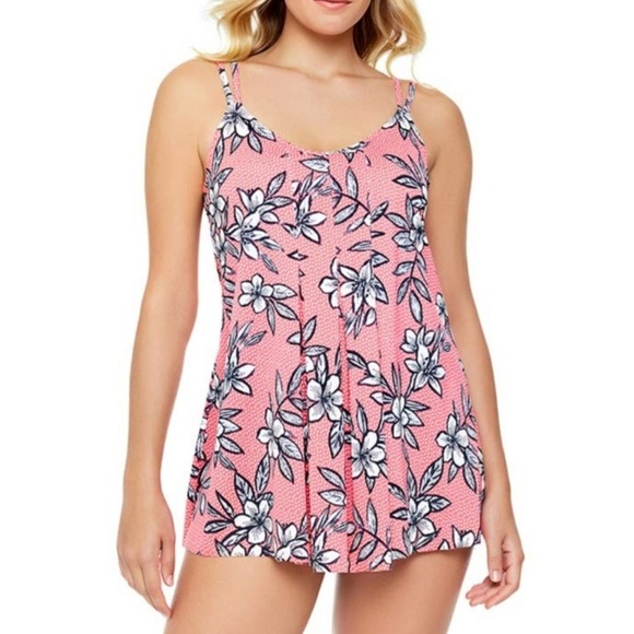 Penbrooke Catalina Pleated Tummy Control One Piece Swimsuit - Picture 1 of 11